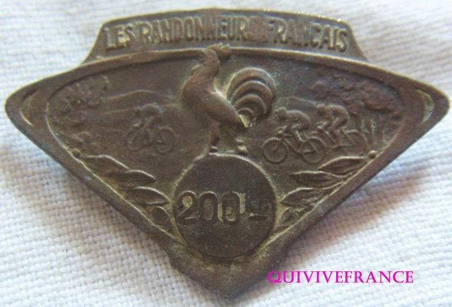 Insigne Badge Nice Cyclisme BRN / IFC Année 60 en Email