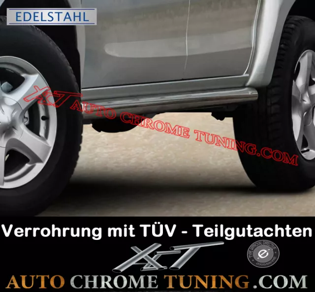 Trittbretter für Isuzu D-Max ab 2012 - 2017 mit TÜV Teilegutachten