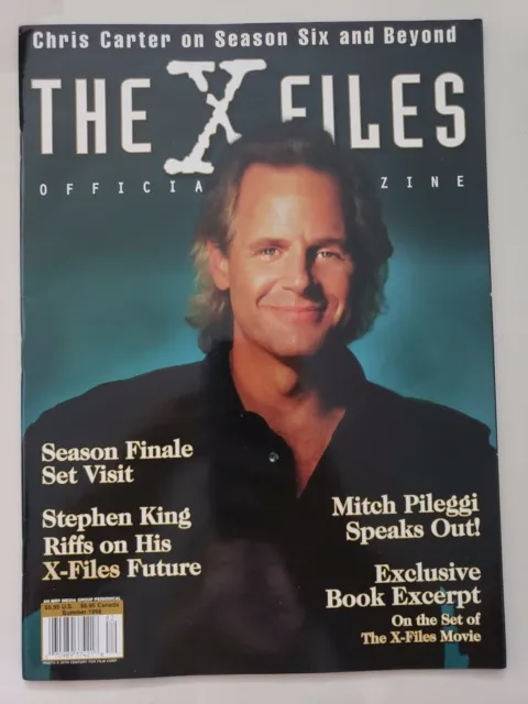 THE X-FILES OFFICIAL MAGAZINE Vol 1 No 6 Summer 1998 STEPHEN KING! CHRIS CARTER!