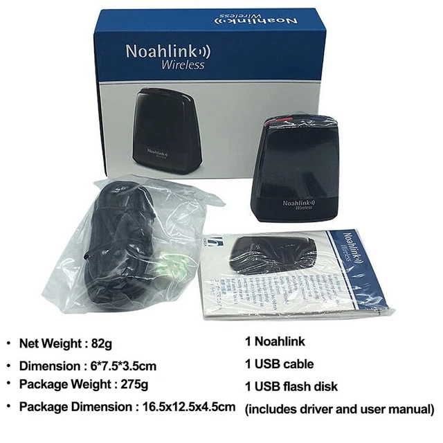 Máquina programadora de asistencia auditiva inalámbrica Bluetooth digital Noahlink