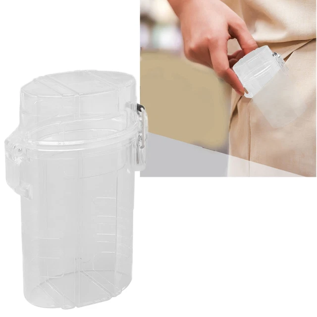 (Transparent)Plastic Cigarette Case Waterproof Round Corner Cigarette Case With