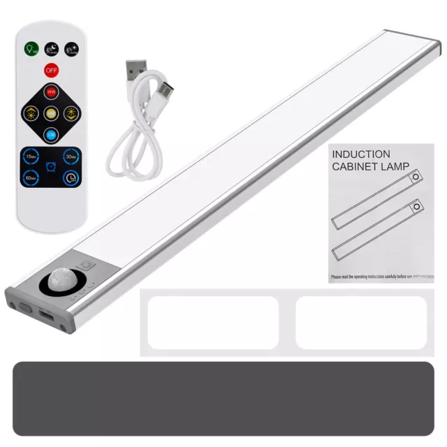 Lampada LED Sottopensile con Sensore Movimento Barra Luminosa Cucina Armadio 2