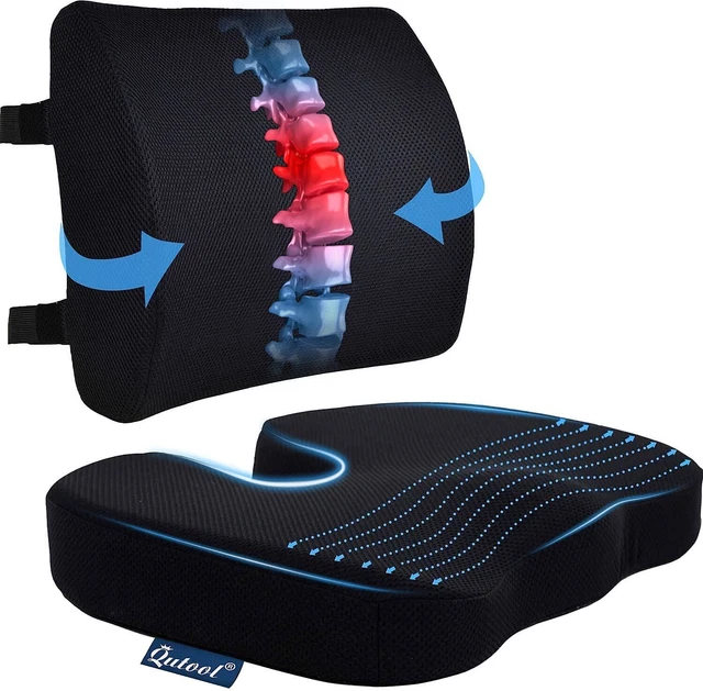 Almohada Para Asiento De Coche Cojin Cómodo De Espuma Para Aliviar La Presión