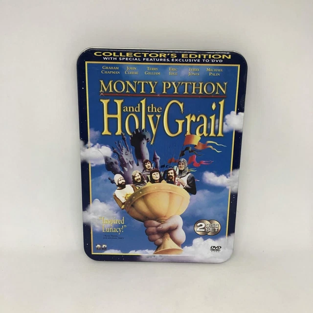 MONTY PYTHON AND the Holy Grail COLLECTORS STEEL BOOK R4 Movie VGC Free ...