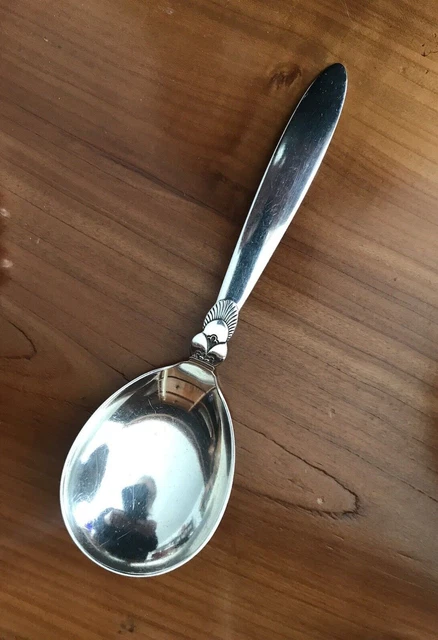 Silber 925 Georg Jensen CACTUS Reislöffel G. Albertus von 1932 Silber 925 Georg Jensen CACTUS Reislöffel G. Albertus von 1932