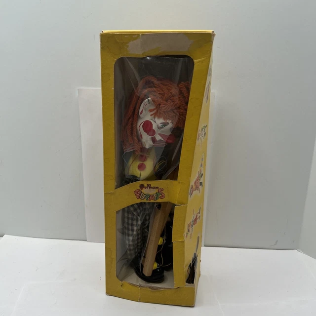 Five Pelham Puppets to include a boxed The Giant, Bimbo The Clown, The