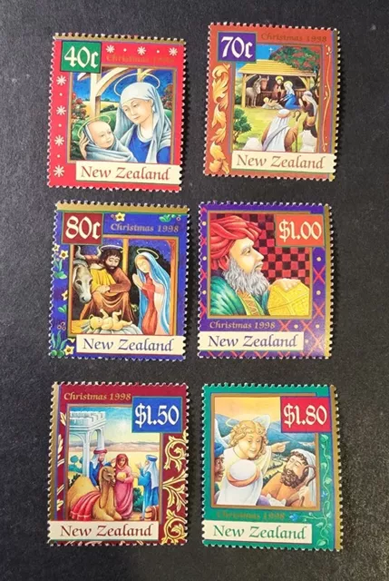 N. Zealand  1998 Christmas set MUH E32