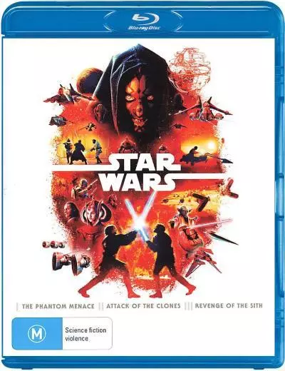  Star Wars Trilogy Episodes I-III (Blu-ray + DVD) : Hayden  Christiansen, Ewan McGregor, Natalie Portman, George Lucas: Movies & TV