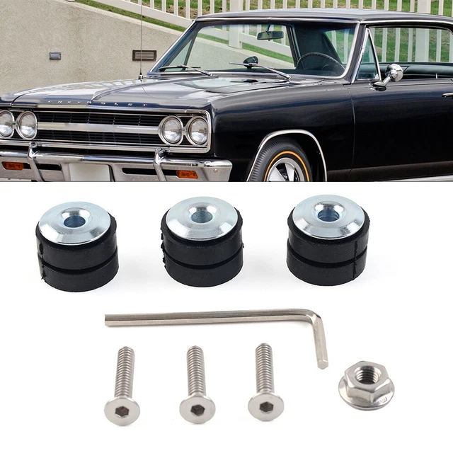 8PCS WINDSHIELD WASHER Wiper Motor Bushing Rubber Grommets Screws For