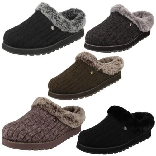Femmes Skechers Mémoire Mousse Pantoufles' Glace Ange '