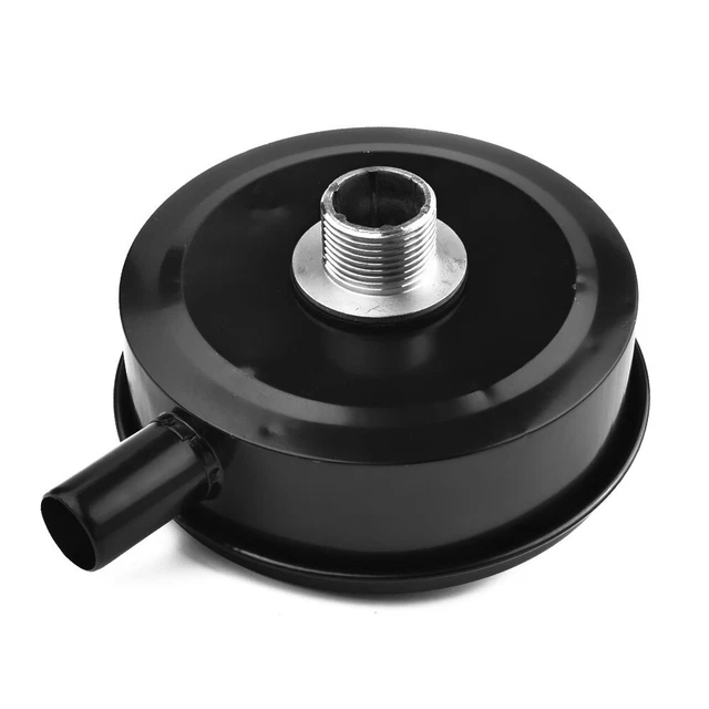 Nero Compressore Maschile Filettato 32mm Presa D'Aria Silenziatore Filtro,