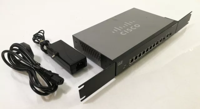 Cisco SG300-10 SRW2008-K9 V02 10-Port Ethernet Gigabit Managed Switch