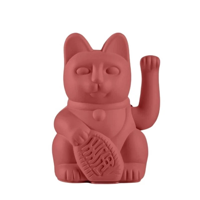 Donkey Products Schlüsselanhänger Lucky Cat Key Ring Schwarz, Maneki Neko