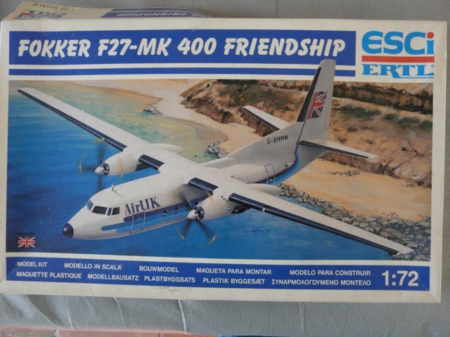 Esci Ref 9111 Fokker F-27-MK Friendship Model Airplane