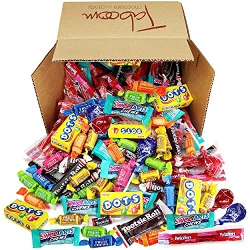Assorted Bulk Candy Individually Wrapped Variety Pack with Tootsie Rolls Toot...