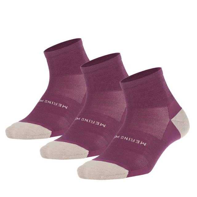 ZEALWOOD Ultra-Light Merino Wool Socks Men's Women's Thin Golf Summer 3 Pairs