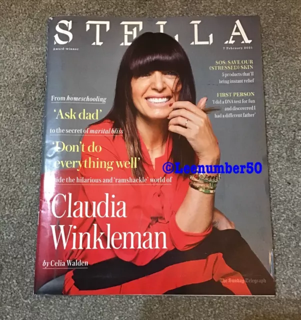 The Sunday Telegraph STELLA  MAGAZINE Claudia Winkleman 7/2/2021  Erdem Collecti