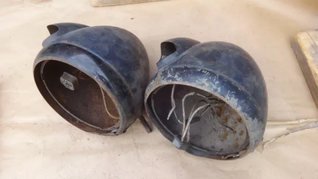 GUIDE 682-C HEADLIGHT BUCKETS Original pair Custom rod ford chevy plymouth