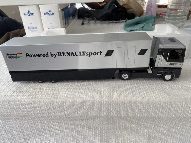 CAMION RENAULT MAGNUM F1 marque Eligor échelle 1/43eme en très bon état