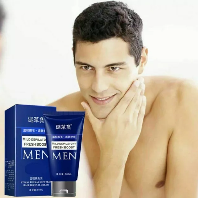 Permanent Hair Removal Cream Depilatory Paste Beard Moustache Remover Cream