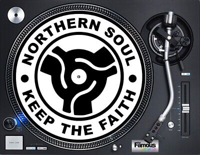Northern Soul Adattatore da 45 RPM 12" Giradischi SLIPMAT DJ