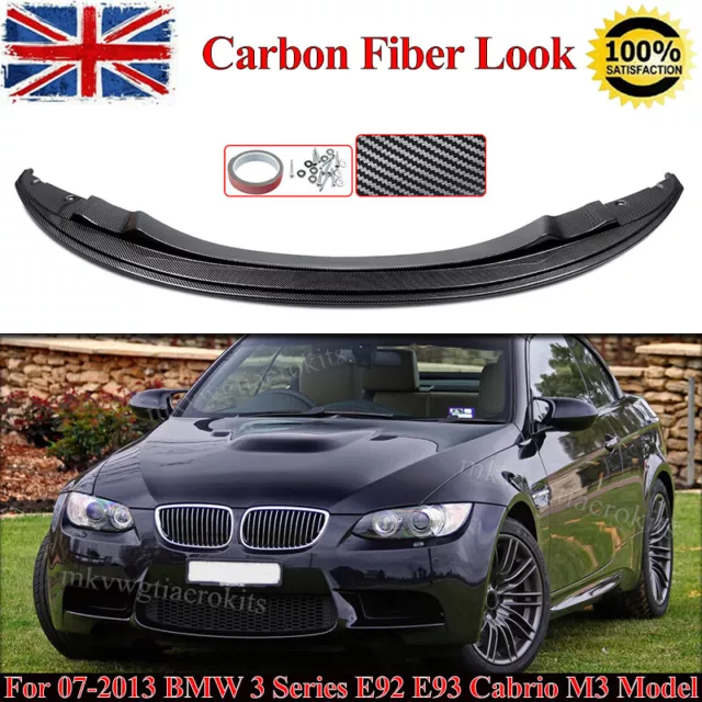 BMW E90 E92 E93 M3 GT4S Style Carbon Fibre Front Splitter 07-13 – Carbon  Factory