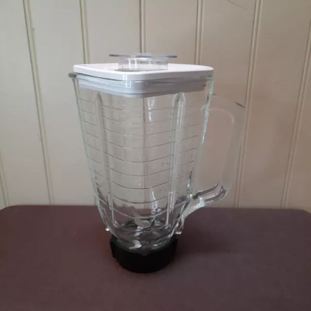 Vintage Oster Osterizer 5 Cup Replacement Glass Blender Jar, Lid & Blade 848-31N