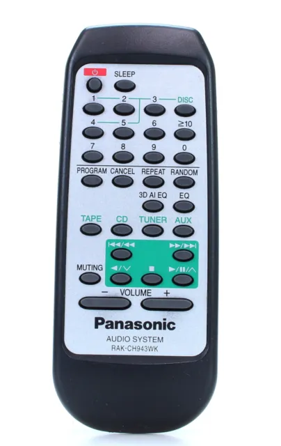 Panasonic RAK-CH943WK Télécommande d'origine  chaîne HiFi Audio  (Réf#T-250)