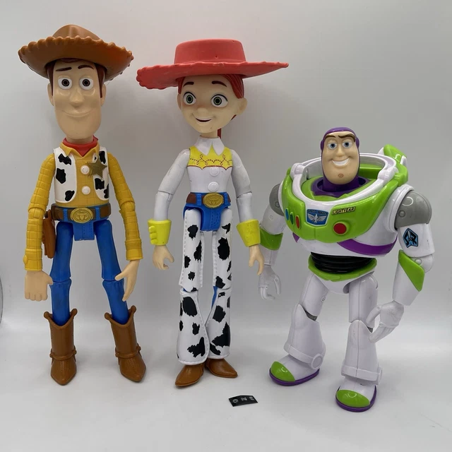 DISNEY PIXAR SHERIFF Woody Buzz Lightyear Jessie Doll Toy Story 4 ...