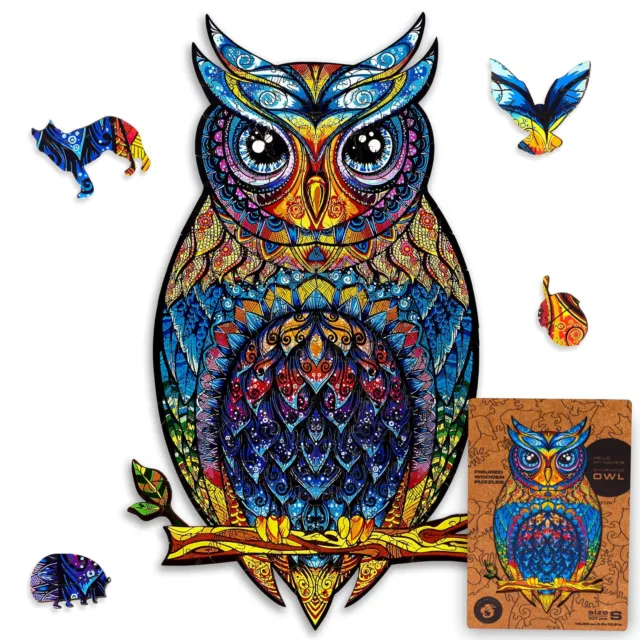 UNIDRAGON Wooden Puzzle Jigsaw Best Gift for Adults and Children Unique Sha 142