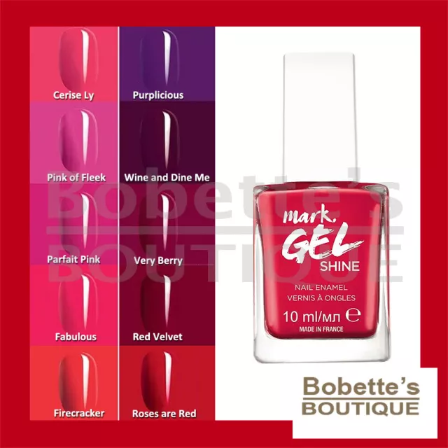 Vernis Gel Shine Finition Haute Brillance - Séchage Ultra Rapide Avon Mark