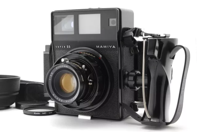 【N MINT+++】Mamiya Press Super 23 Black Film Camera 6x9 100mm f/3.5 Lens JAPAN