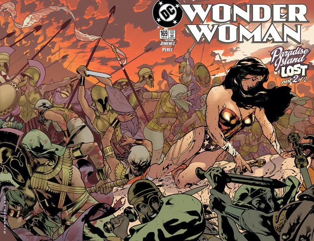 WONDER WOMAN (Vol. 2) #169 F/VF, Hughes c, Direct DC Comics 2001 Stock Image