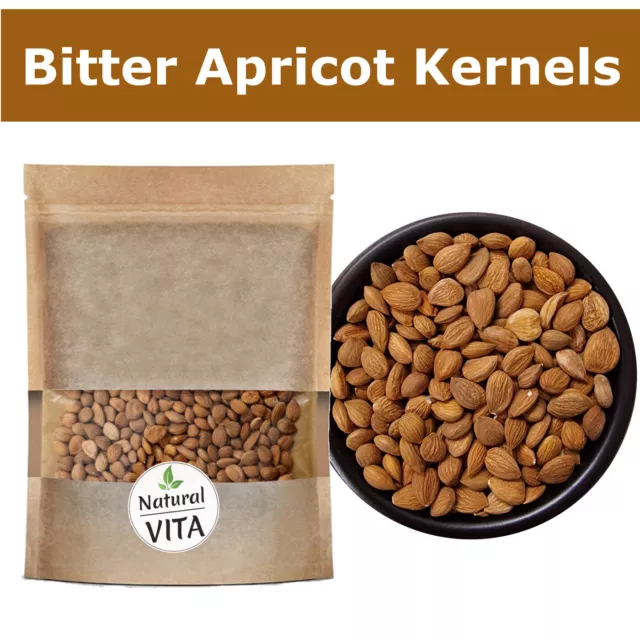 Raw Whole Bitter Apricot Kernels Seeds-  Premium Quality,  Pure & Natural