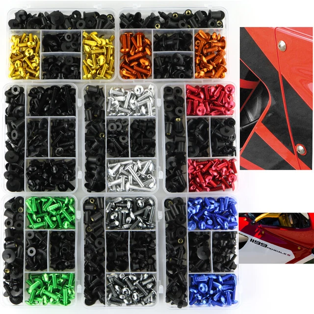 Motorcycle Bolt Kit Alloy Fairing Bolt Kit For Kawasaki Ninja ZX6R