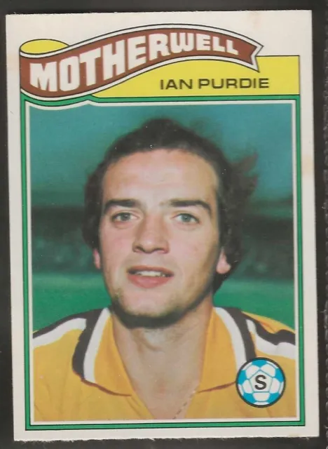 Topps-Football (Scottish Green Back 1978)-#012- Motherwell - Ian Purdie
