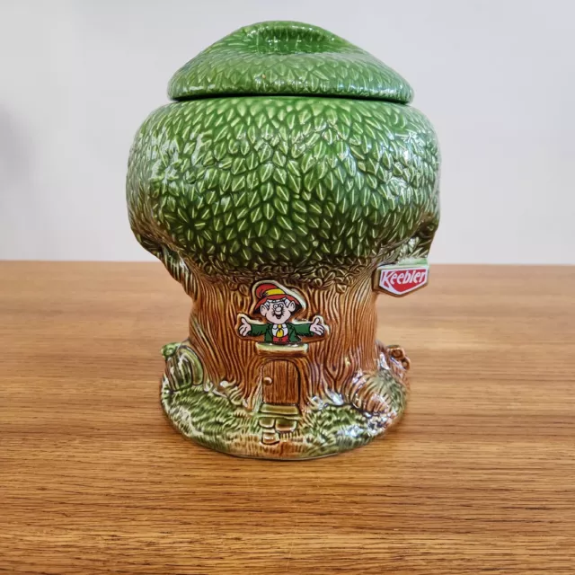 Vintage 1981 Keebler Elf Tree House Ceramic Cookie Jar