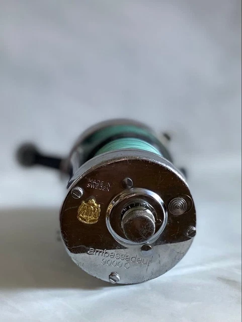 Moulinet De Pêche Abu Ambassador Morrum SX1601C Occasion Rare - Poignée Gauche Haute Vitesse