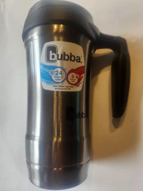 Bubba Hero Stainless Steel Vacuum Insulated/Dual Wall Travel mug, Gunmetal, 18oz