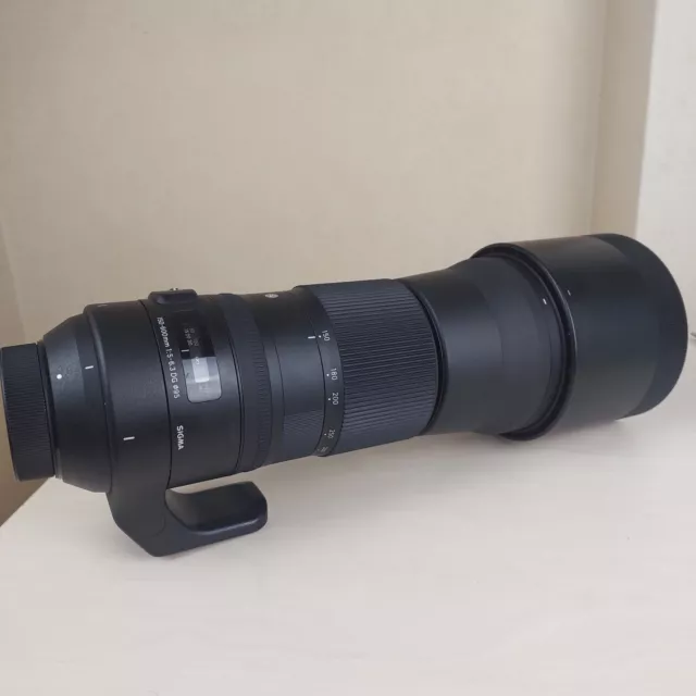 Sigma 150-600mm f/5-6.3 DG OS HSM C Contemporary Lens Nikon F Mount 0K-FTZ EXC