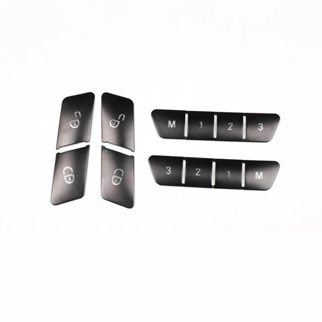 12 pezzi sedile AutotüR memory lock interruttore pulsanti adesivo mascherina di copertura per L5K6