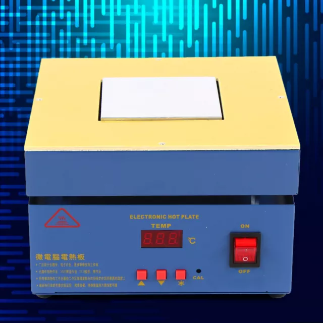 550W Electronic Hot Plate Preheat Preheating Station PCB Soldering 100mm*100mm