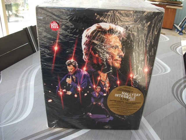 COFFRET JOHNNY HALLYDAY Intégrale Live 2003 (VIDE) EUR 110,99 - PicClick FR
