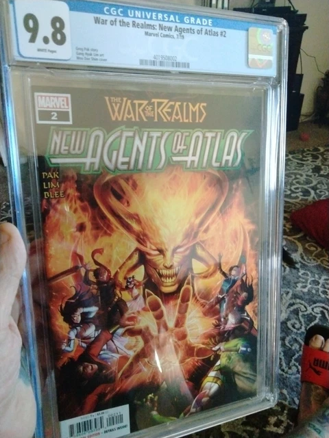 War of the Realms: New Agents of Atlas #2 - CGC 9.8 WP- 1st Sword Master!