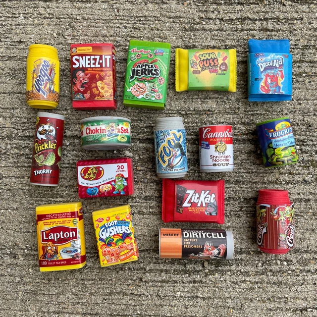 Topps 16 Wacky Packages Mini Tiny Erasers Series 1 & 2 Random