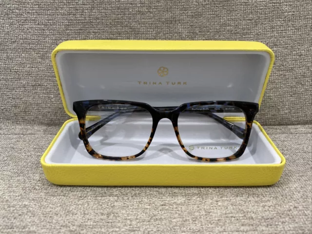 TRINA TURK Merritt Frame BLOR Blue / Orange 51-17-135 Fashion Designer Glasses