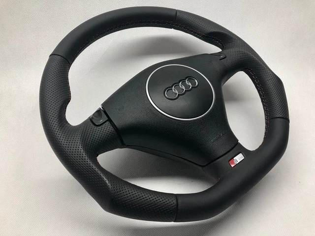 Volant Cuir S-LINE DSG Pour Audi A4 A6 A8 A5 – Remis à Neuf – Livraison Rapide