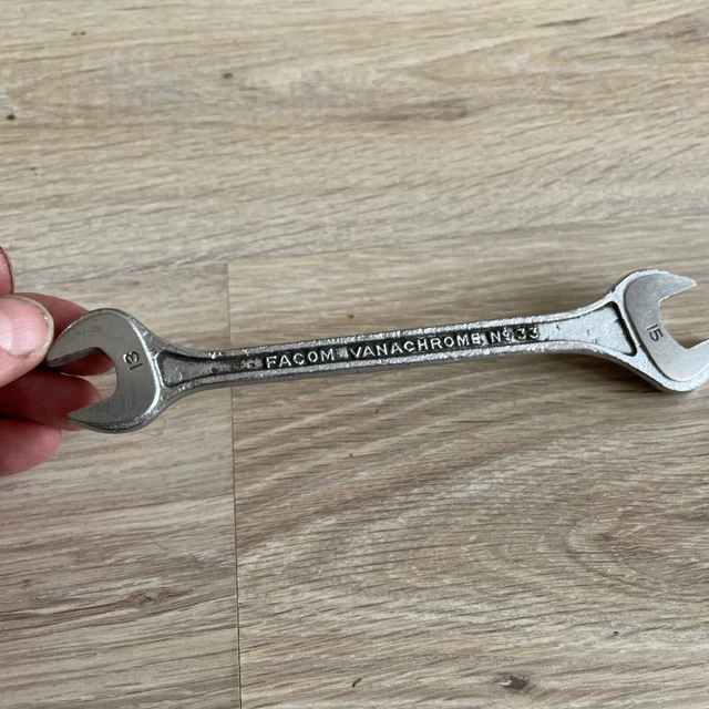 Clé Plate FACOM VANCHROME N°33 - Tailles 13 Et 15 - Modèle Déposé - Fabriquée En France