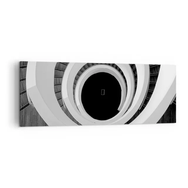 Impression sur Toile 140x50cm Tableaux Image Photo Pi?ce Moderne Escalier