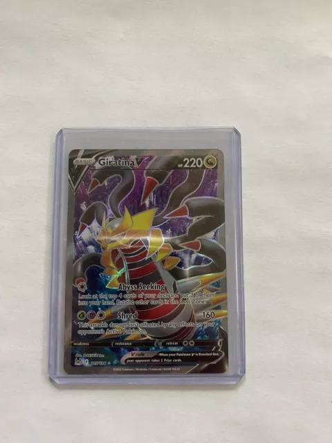 Pokemon - Giratina V - 185/196 Lost Origin Full Art Card